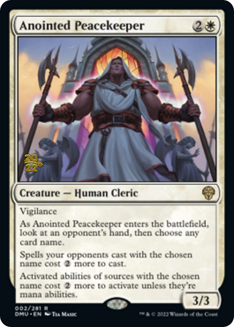 {@R} Anointed Peacekeeper [Dominaria United Prerelease Promos][PR DMU 002]