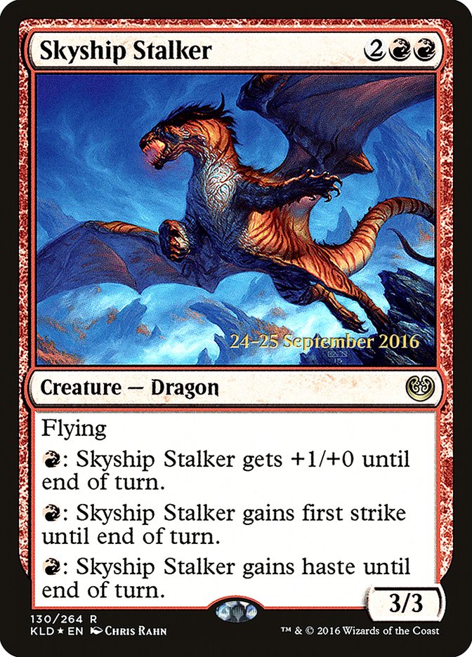 {R} Skyship Stalker [Kaladesh Prerelease Promos][PR KLD 130]