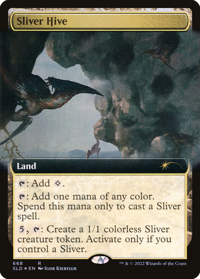 {R} Sliver Hive (Extended Art) [Secret Lair Drop Promos][SLD 668]