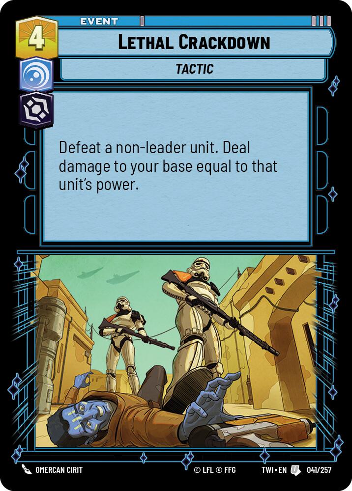 Lethal Crackdown (041/257) [Twilight of the Republic]