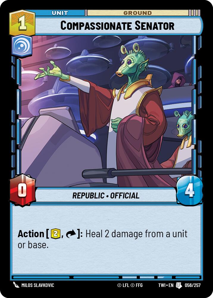 Compassionate Senator (056/257) [Twilight of the Republic]