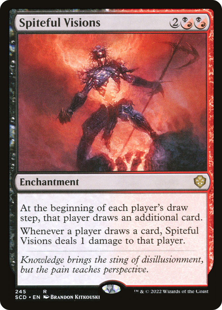 {R} Spiteful Visions [Starter Commander Decks][SCD 245]