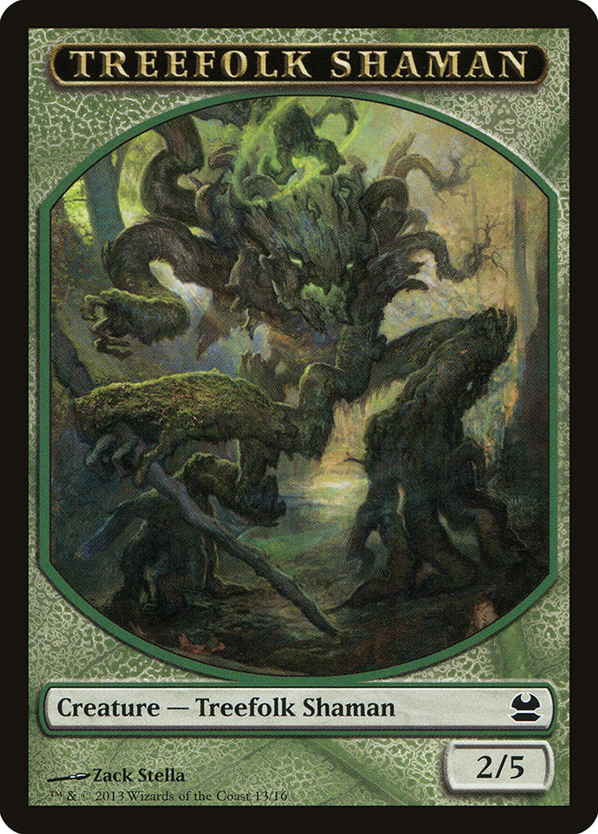 {T} Treefolk Shaman Token [Modern Masters Tokens][TMMA 013]