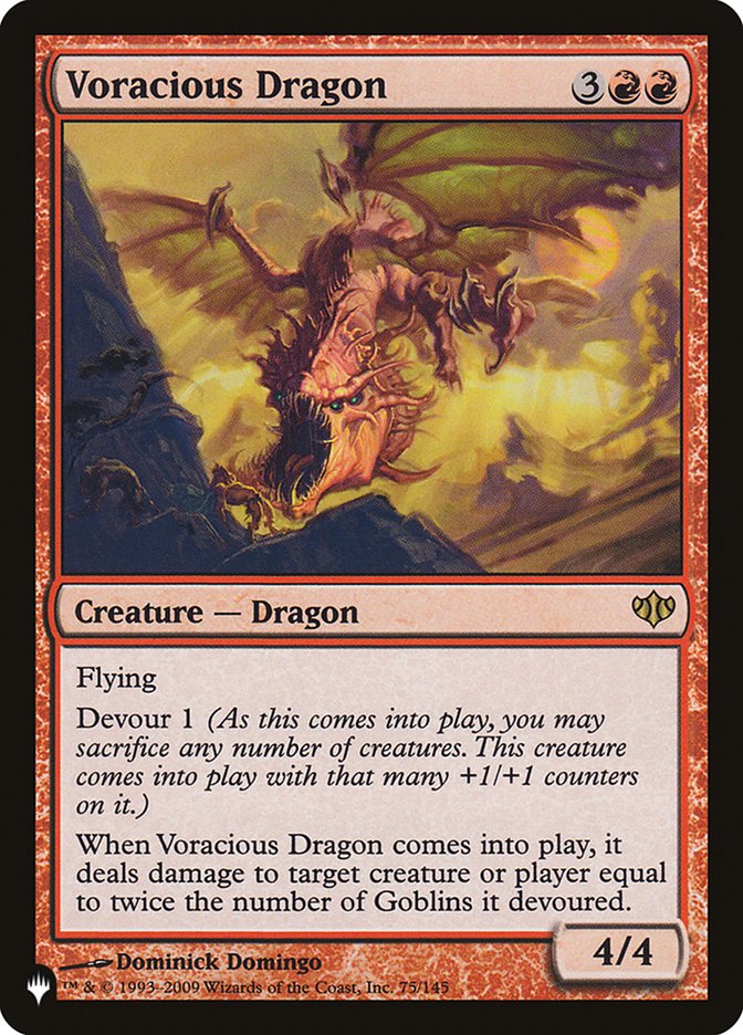 {R} Voracious Dragon [The List][LS CON 075]