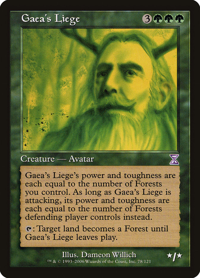 {R} Gaea's Liege [Time Spiral Timeshifted][TSB 078]