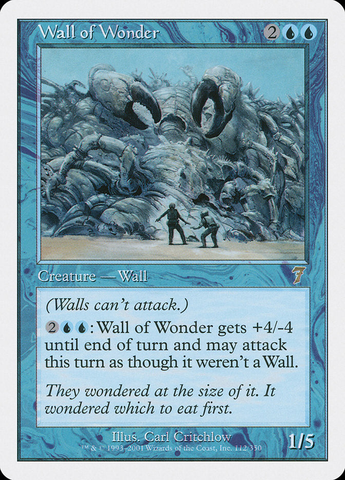 {R} Wall of Wonder [Seventh Edition][7ED 112]