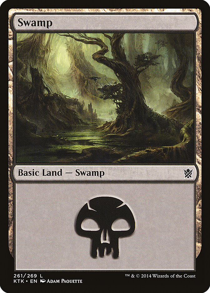 {B}[KTK 261] Swamp (261) [Khans of Tarkir]