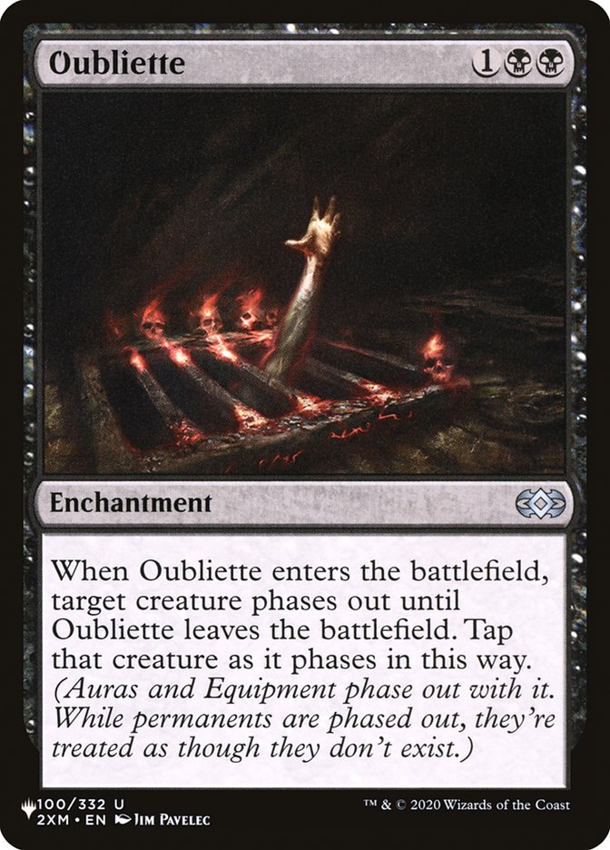 {C} Oubliette [The List][LS 2XM 100]