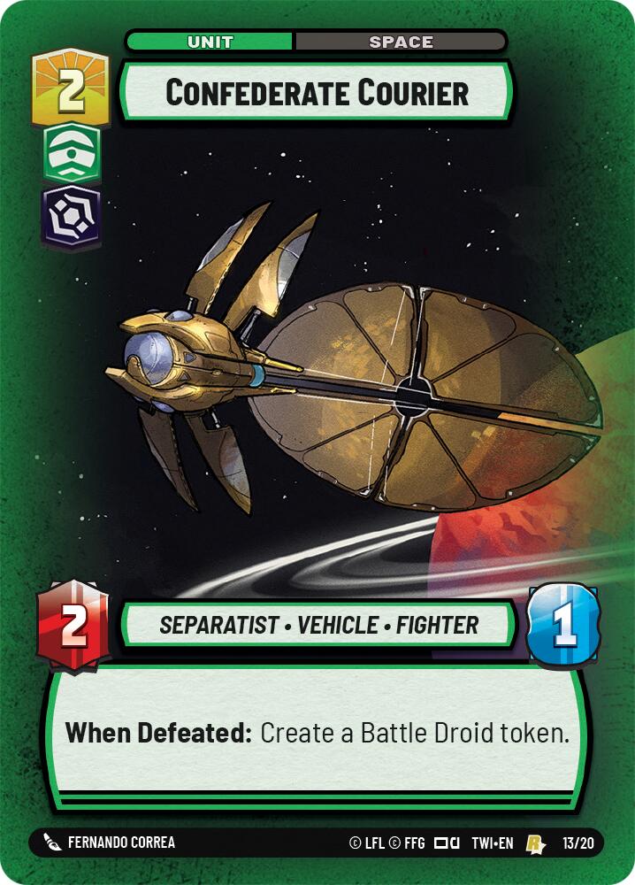 Confederate Courier (13/20) [Twilight of the Republic: Weekly Play]