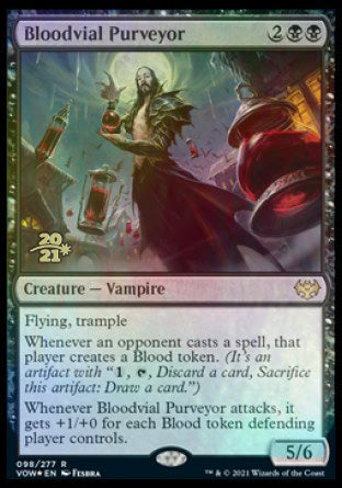 {@R} Bloodvial Purveyor [Innistrad: Crimson Vow Prerelease Promos][PR VOW 098]