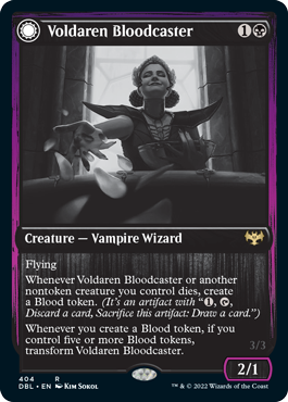 {R} Voldaren Bloodcaster // Bloodbat Summoner [Innistrad: Double Feature][DBL 404]