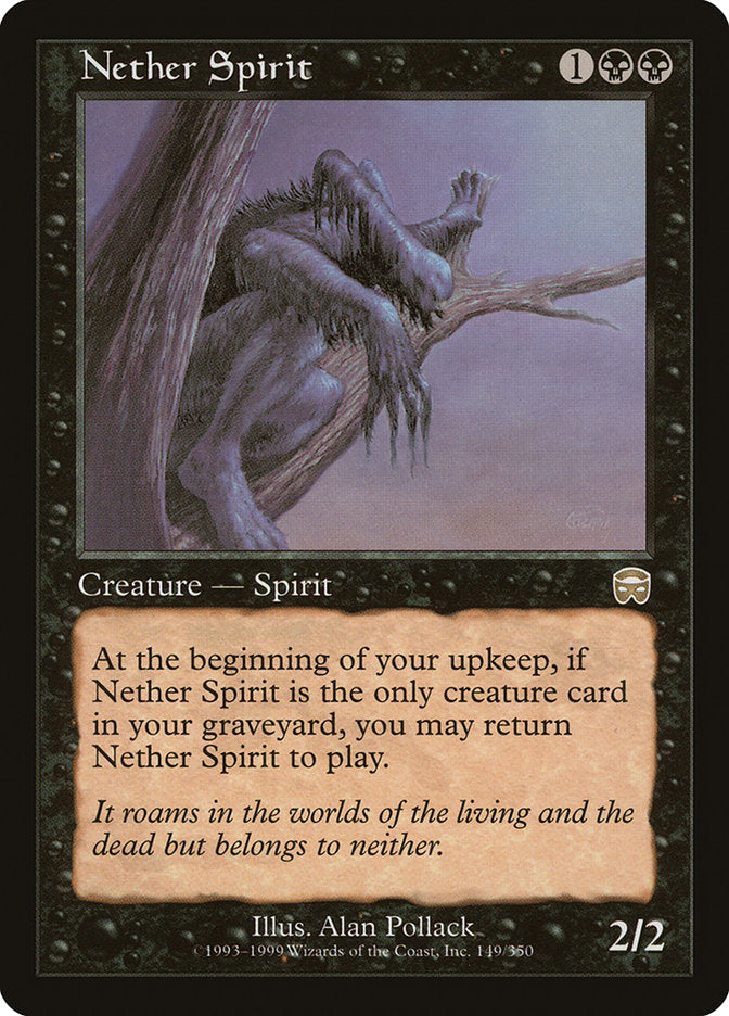 {R} Nether Spirit [Mercadian Masques][MMQ 149]