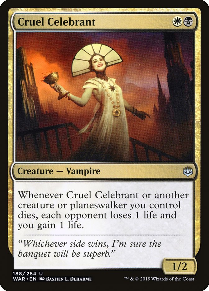 {C} Cruel Celebrant [War of the Spark][WAR 188]