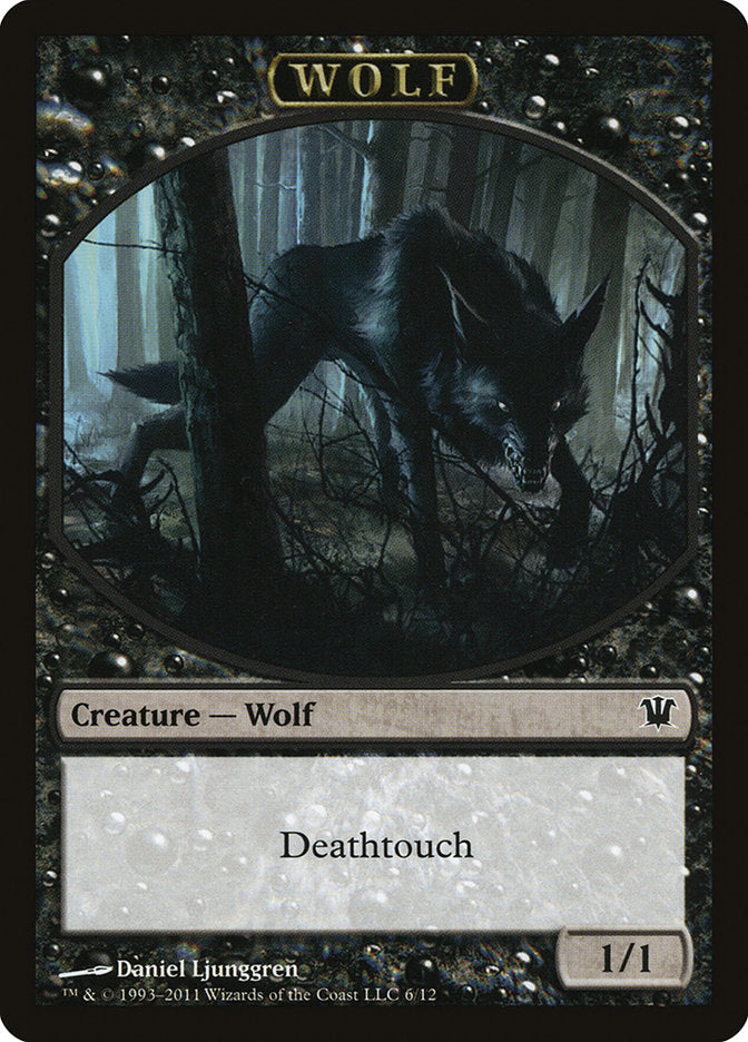 {T} Wolf Token (6/12) [Innistrad Tokens][TISD 006]