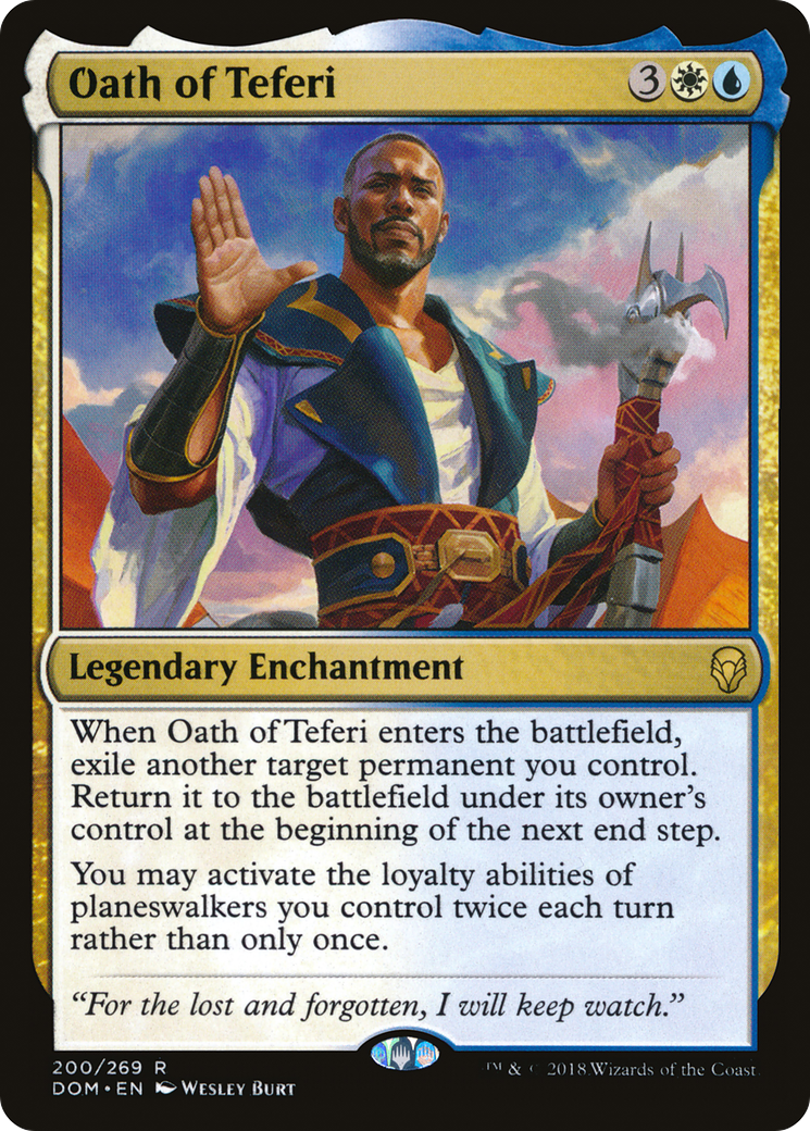 {R} Oath of Teferi [Dominaria][DOM 200]