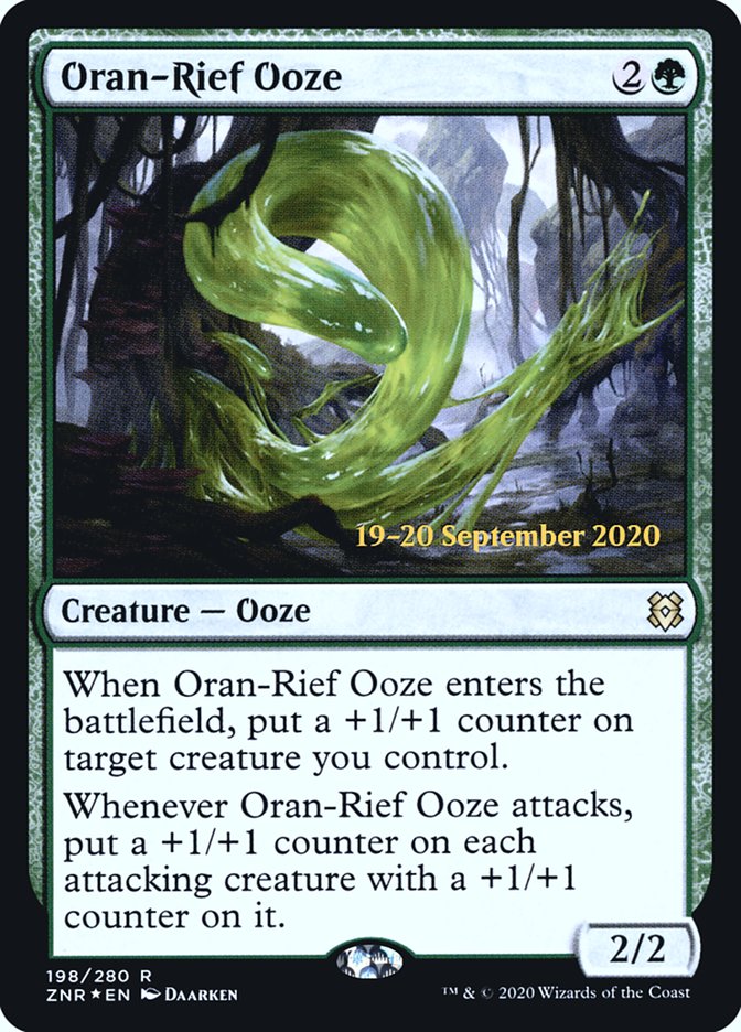 {R} Oran-Rief Ooze [Zendikar Rising Prerelease Promos][PR ZNR 198]