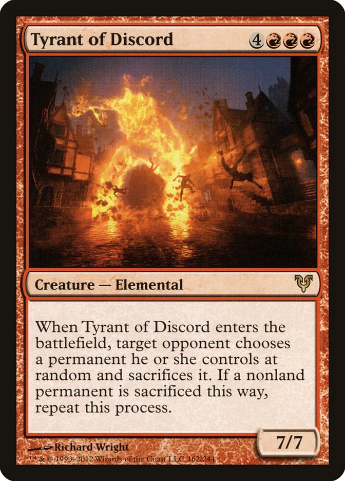 {R} Tyrant of Discord [Avacyn Restored][AVR 162]