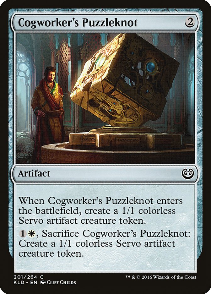 {C} Cogworker's Puzzleknot [Kaladesh][KLD 201]