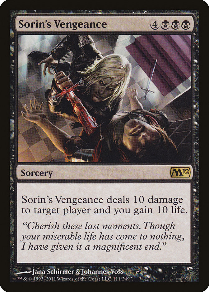 {R} Sorin's Vengeance [Magic 2012][M12 111]