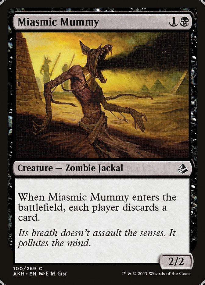 {C} Miasmic Mummy [Amonkhet][AKH 100]