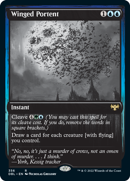 {R} Winged Portent [Innistrad: Double Feature][DBL 356]