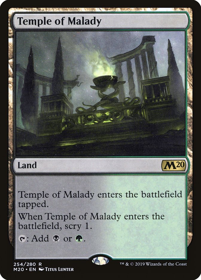 {R} Temple of Malady [Core Set 2020][M20 254]