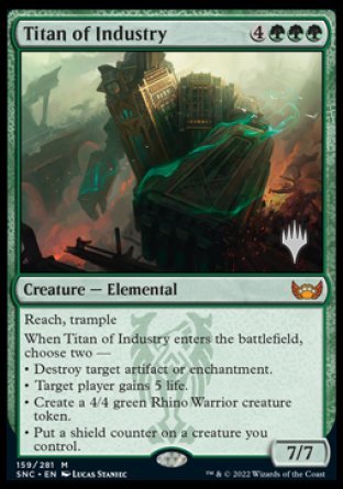 {R} Titan of Industry (Promo Pack) [Streets of New Capenna Promos][PP SNC 159]