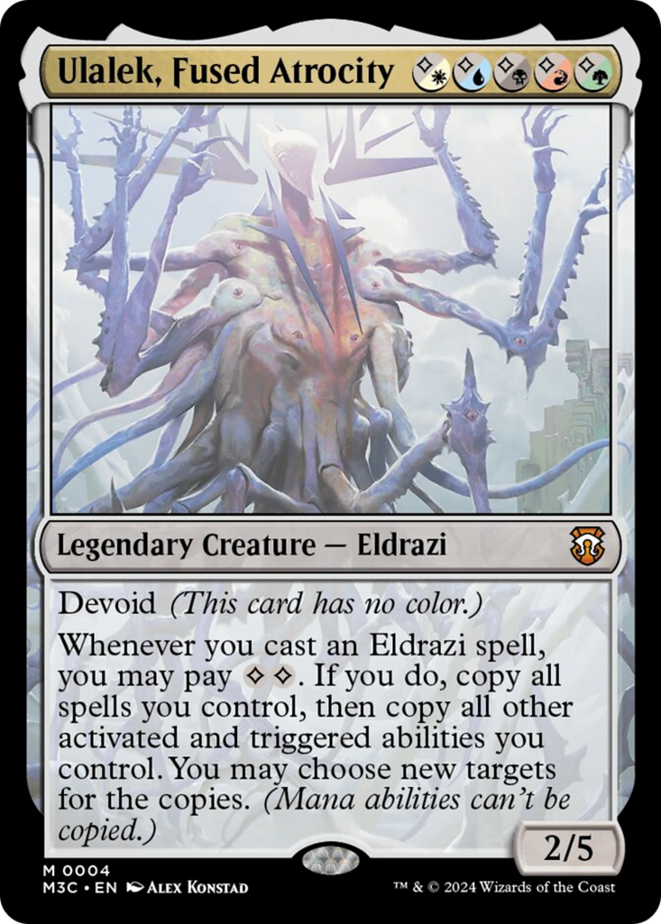 {R} Ulalek, Fused Atrocity [Modern Horizons 3 Commander][M3C 004]