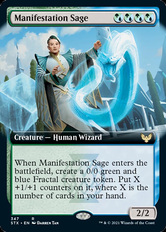 {R} Manifestation Sage (Extended Art) [Strixhaven: School of Mages][STX 347]