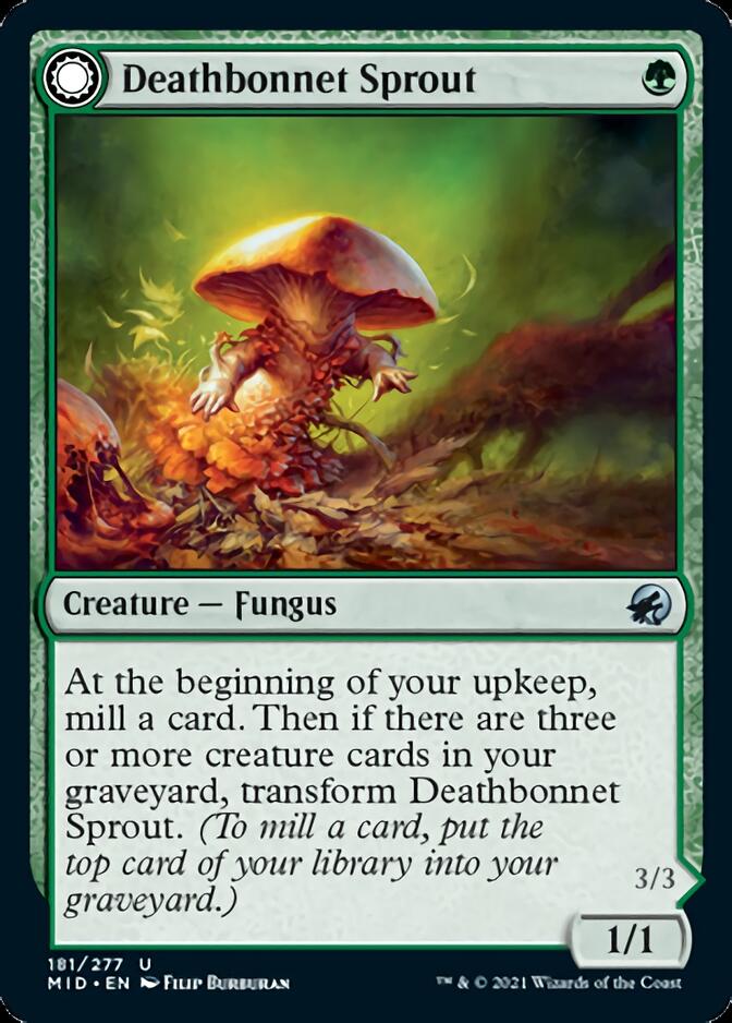 {C} Deathbonnet Sprout // Deathbonnet Hulk [Innistrad: Midnight Hunt][MID 181]