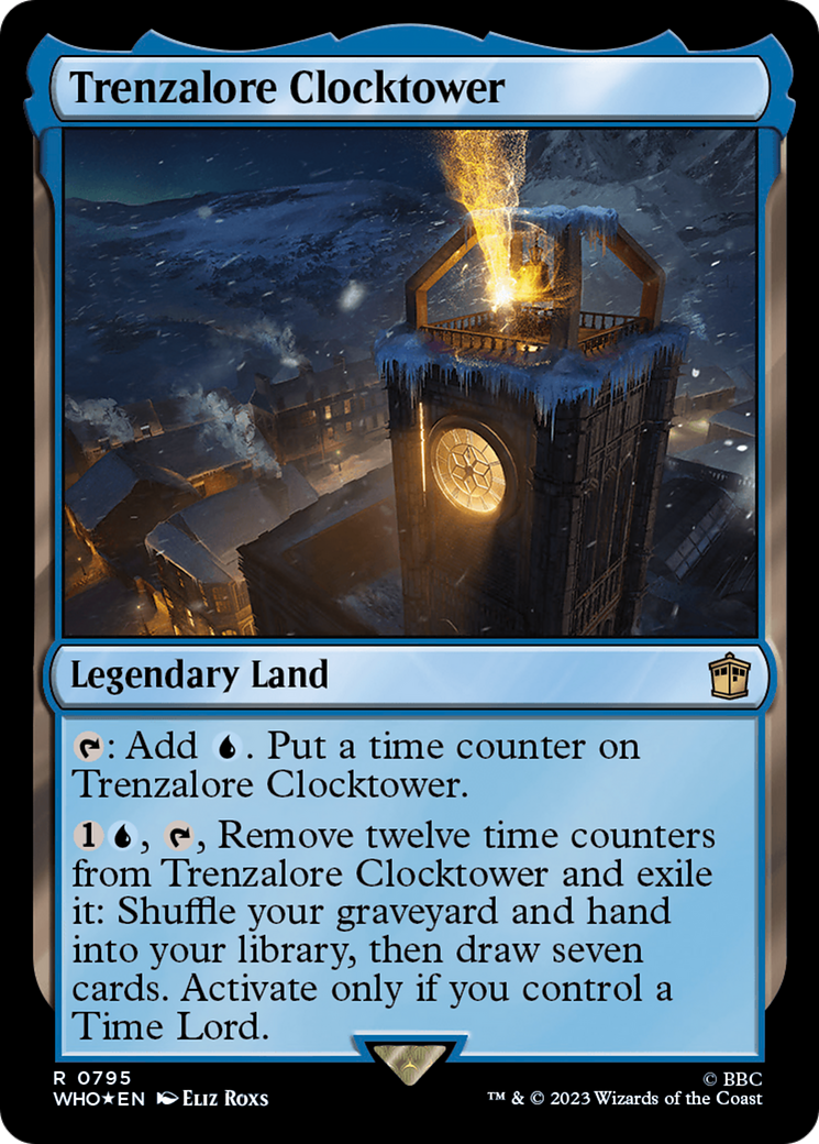 {R} Trenzalore Clocktower (Surge Foil) [Doctor Who][WHO 795]