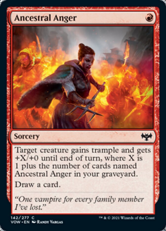 {C} Ancestral Anger [Innistrad: Crimson Vow][VOW 142]