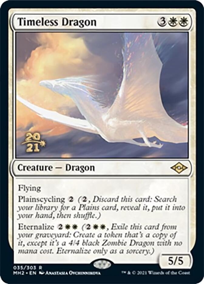 {R} Timeless Dragon [Modern Horizons 2 Prerelease Promos][PR MH2 035]