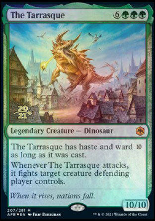 {R} The Tarrasque [Dungeons & Dragons: Adventures in the Forgotten Realms Prerelease Promos][PR AFR 207]