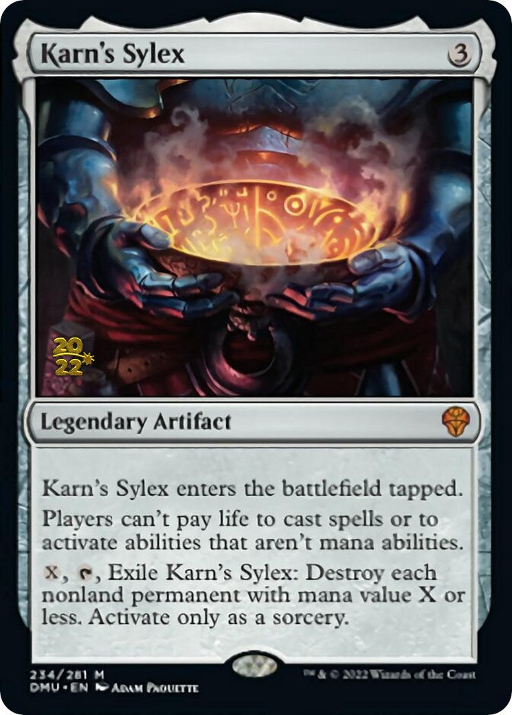 {@R} Karn's Sylex [Dominaria United Prerelease Promos][PR DMU 234]