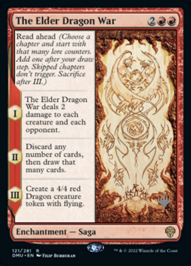 {@R} The Elder Dragon War (Promo Pack) [Dominaria United Promos][PP DMU 121]