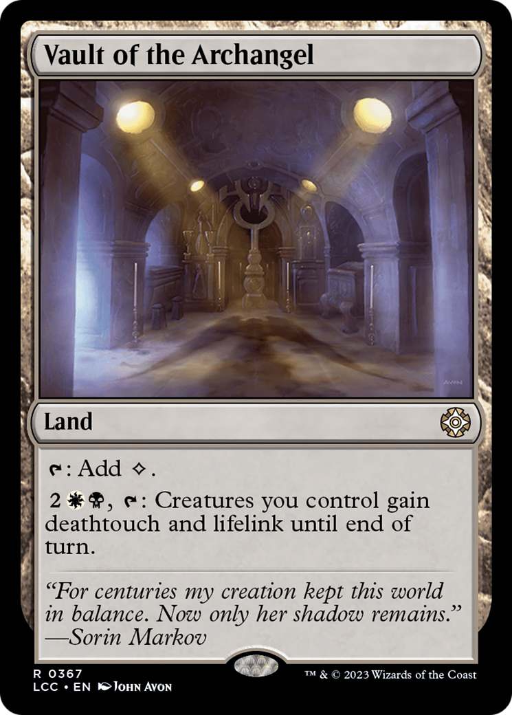 {R} Vault of the Archangel [The Lost Caverns of Ixalan Commander][LCC 367]