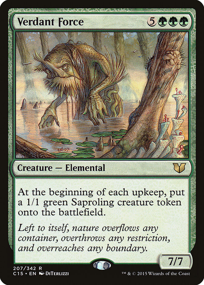 {R} Verdant Force [Commander 2015][C15 207]