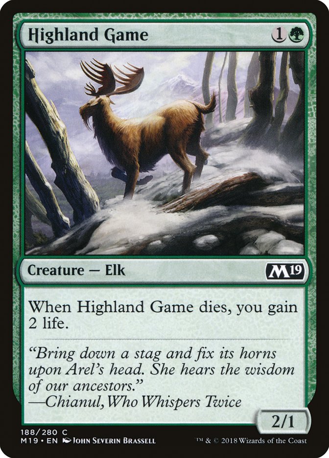 {C} Highland Game [Core Set 2019][M19 188]