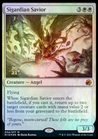 {R} Sigardian Savior [Innistrad: Midnight Hunt Prerelease Promos][PR MID 034]