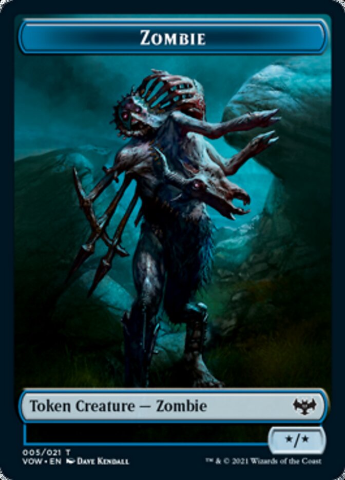 {T} Zombie Token (005) [Innistrad: Crimson Vow Tokens][TVOW 005]