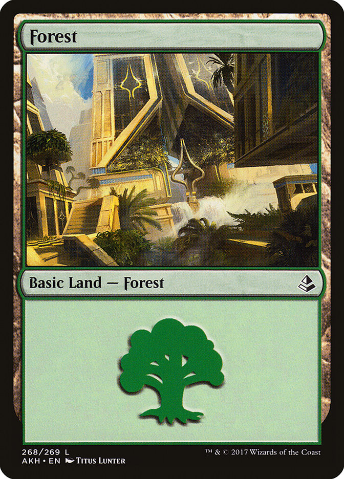 {B}[AKH 268] Forest (268) [Amonkhet]