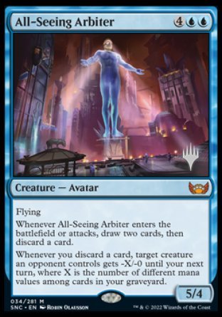 {R} All-Seeing Arbiter (Promo Pack) [Streets of New Capenna Promos][PP SNC 034]