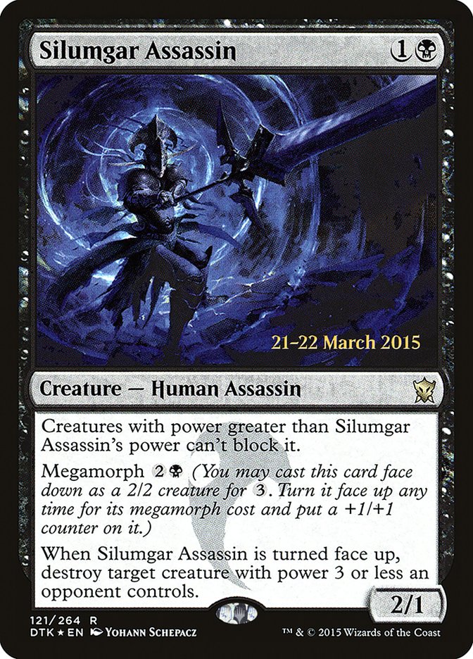 {R} Silumgar Assassin [Dragons of Tarkir Prerelease Promos][PR DTK 121]