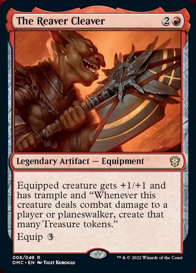 {R} The Reaver Cleaver [Dominaria United Commander][DMC 008]