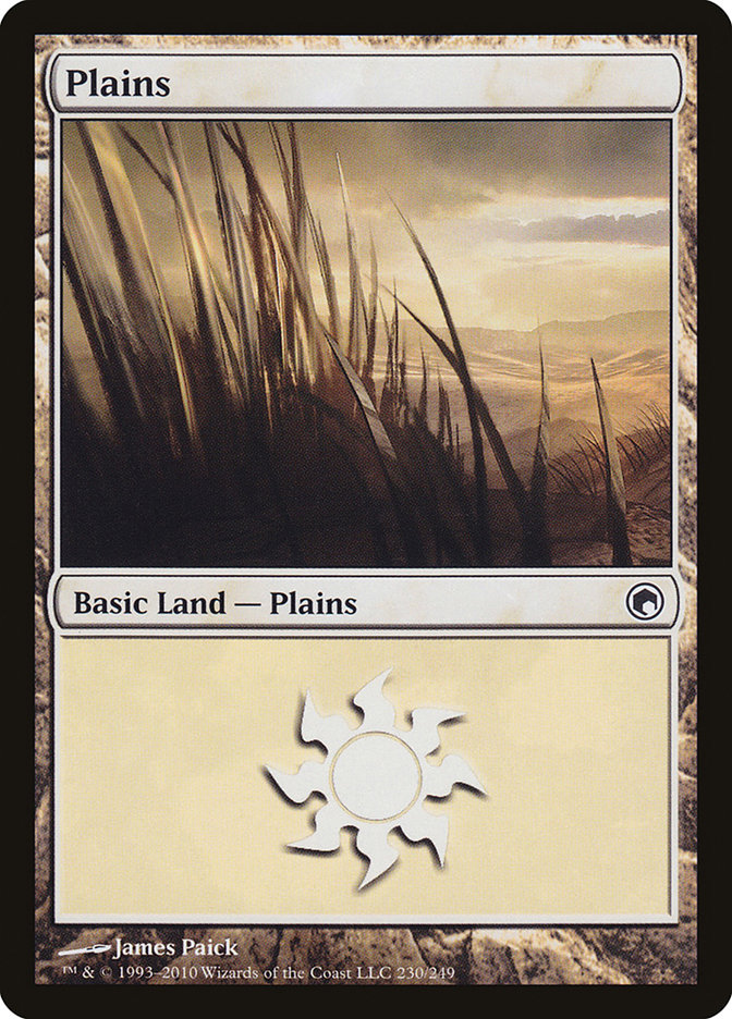 {B}[SOM 230] Plains (230) [Scars of Mirrodin]