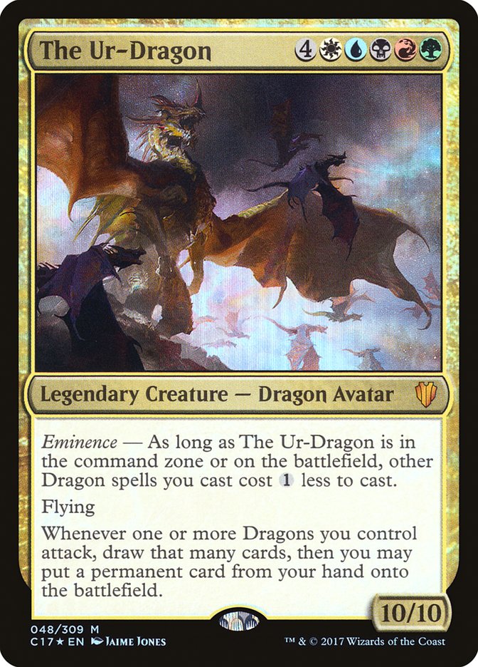 {R} The Ur-Dragon [Commander 2017][C17 048]