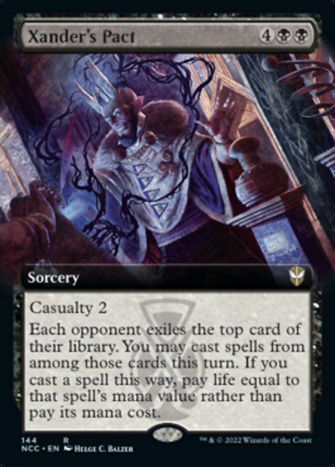 {R} Xander's Pact (Extended Art) [Streets of New Capenna Commander][NCC 144]