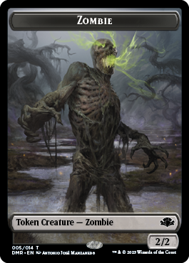 {T} Zombie // Bird Double-Sided Token [Dominaria Remastered Tokens][TDMR 5//1]