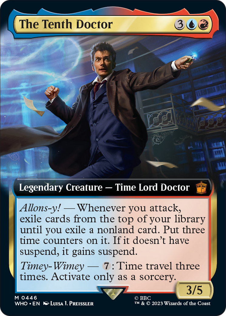 {R} The Tenth Doctor (Extended Art) [Doctor Who][WHO 446]